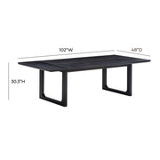 Shiloh - Rectangular Dining Table - Black - R&R Furniture Gallery (Fountain Valley, CA)