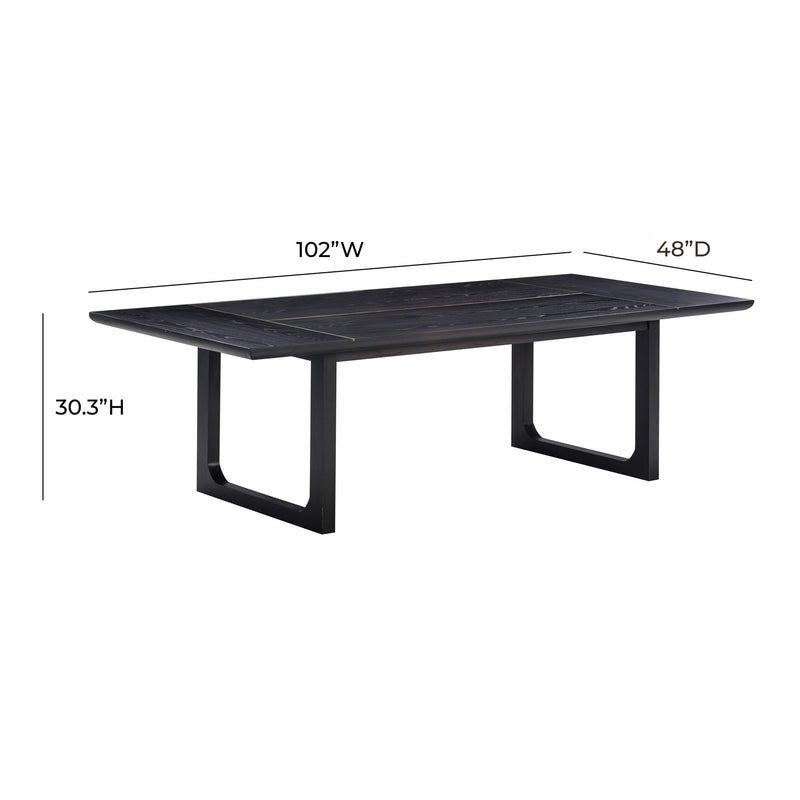 Shiloh - Rectangular Dining Table - Black - R&R Furniture Gallery (Fountain Valley, CA)
