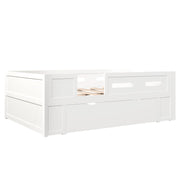 Platform Bed With Guardrail And Drawer - R&R Furniture Gallery (Fountain Valley, CA)