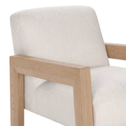 Aliza - Upholstered Accent Chair - Ivory - R&R Furniture Gallery (Fountain Valley, CA)