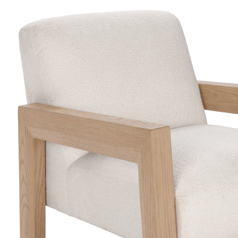Aliza - Upholstered Accent Chair - Ivory - R&R Furniture Gallery (Fountain Valley, CA)
