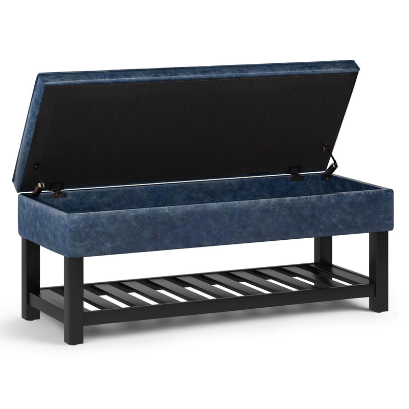 Cosmopolitan - Storage Ottoman Bench With Open Bottom - R&R Furniture Gallery (Fountain Valley, CA)