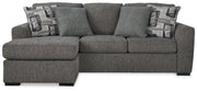 Gardiner - Sofa Chaise - Pewter - R&R Furniture Gallery (Fountain Valley, CA)