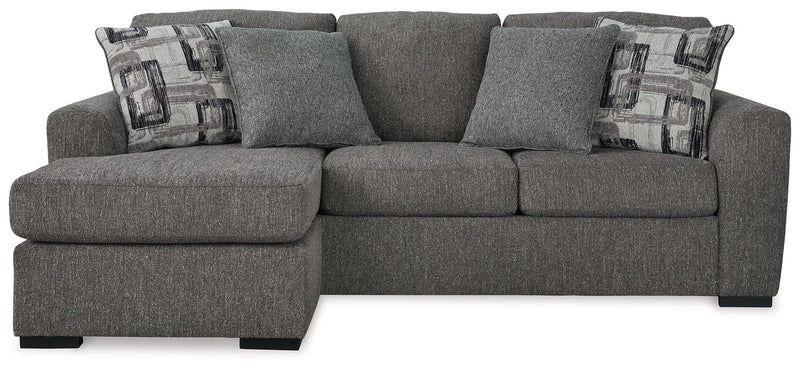 Gardiner - Sofa Chaise - Pewter - R&R Furniture Gallery (Fountain Valley, CA)