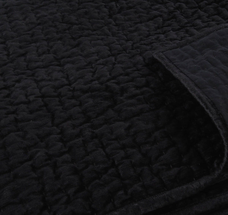 Bari - Velvet Sham - Onyx