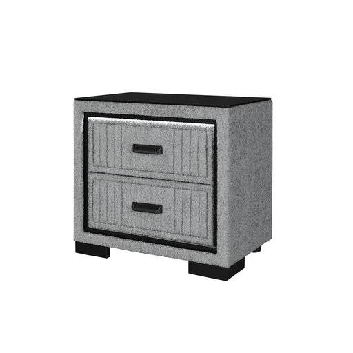 Isaiah - Nightstand With Upholstered Frame - R&R Furniture Gallery (Fountain Valley, CA)