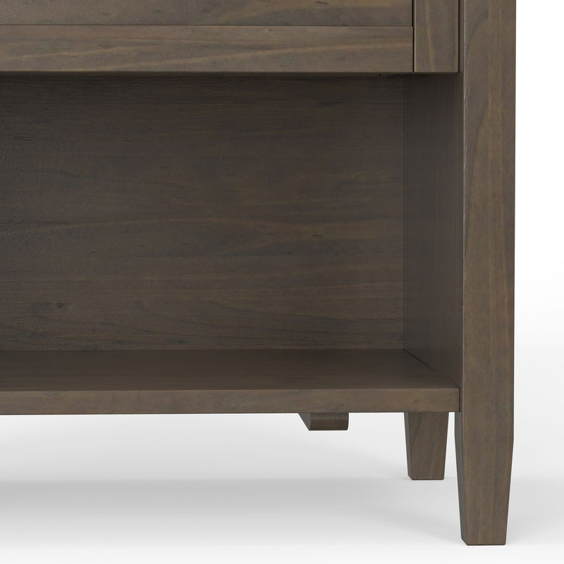 Ela - Bedside Table - Smoky Brown - R&R Furniture Gallery (Fountain Valley, CA)