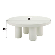 Sanat - Coffee Table - White - R&R Furniture Gallery (Fountain Valley, CA)