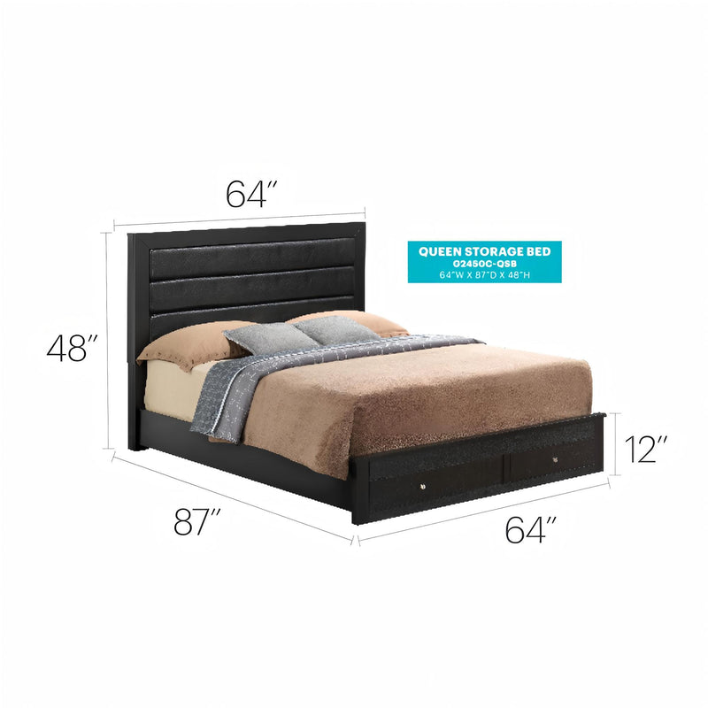 Elegant Storage Bed For Cozy Spaces - R&R Furniture Gallery (Fountain Valley, CA)