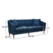 Contemporary 3 Seater Sofa With Accents - R&R Furniture Gallery (Fountain Valley, CA)