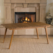Noble House outdoor teak dining table with sturdy frame, perfect for patio or garden outdoor dining setup.