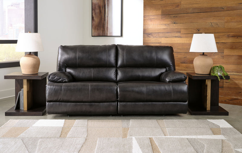 Mountainous - 2 Seat Power Reclining Sofa With Adj Headrest - Eclipse - R&R Furniture Gallery (Fountain Valley, CA)