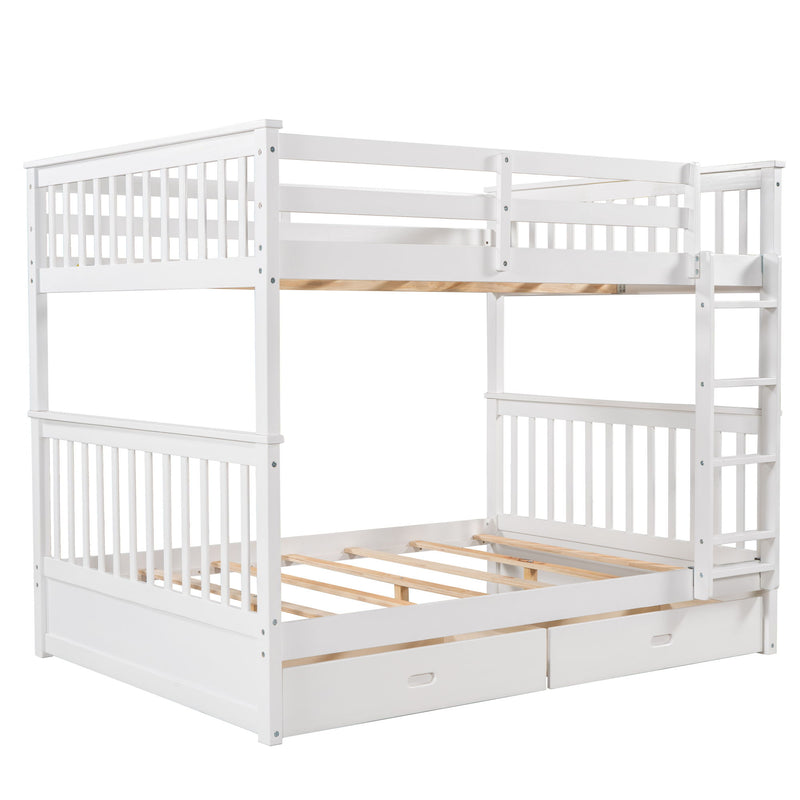 Bunk Bed With Ladders And 2 Storage Drawers - R&R Furniture Gallery (Fountain Valley, CA)