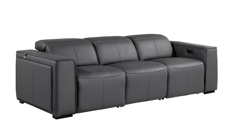 1224 - 6-Piece Modular Power Reclining Sofa, Loveseat & Chair Set In With 6 Power Recliners & Power Headrests