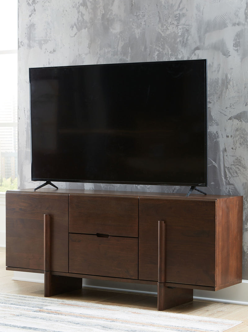 Kydler - Accent Cabinet - Medium Brown - R&R Furniture Gallery (Fountain Valley, CA)