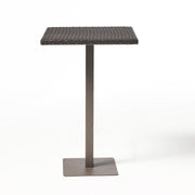 Outdoor Square Rattan Bar Table With Iron Frame - Multi Brown - R&R Furniture Gallery (Fountain Valley, CA)