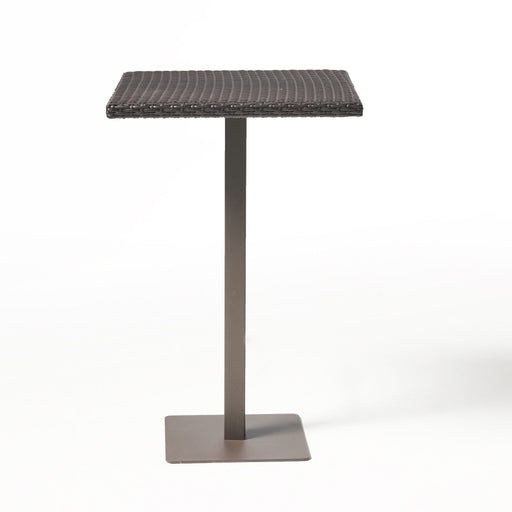 Outdoor Square Rattan Bar Table With Iron Frame - Multi Brown - R&R Furniture Gallery (Fountain Valley, CA)