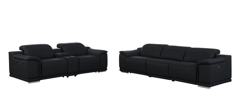 9762 - 6-Piece Modular Power Reclining Sofa And Console Loveseat Set With 5 Power Recliners In