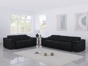 9762 - 5-Piece Modular Power Reclining Sofa And Loveseat Set 5 Power Recliners In - R&R Furniture Gallery (Fountain Valley, CA)