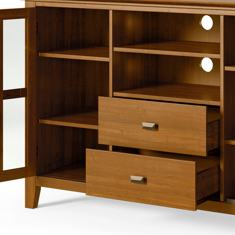 Artisan - Handcrafted, Tall TV Media Stand - R&R Furniture Gallery (Fountain Valley, CA)
