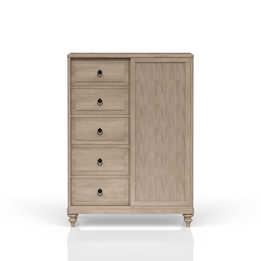 5 Drawer Door Chest - Sand - R&R Furniture Gallery (Fountain Valley, CA)