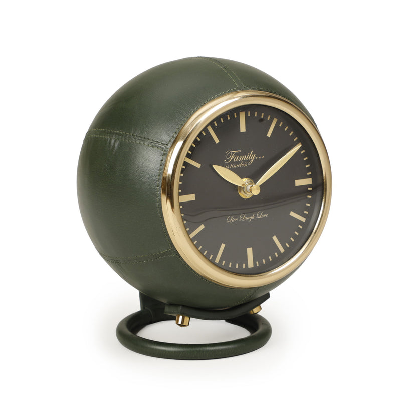 Draper - Designer Standing Accent Clock - Dark Green - R&R Furniture Gallery (Fountain Valley, CA)
