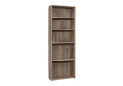 Bookshelf, Bookcase, 6 Tier, For Office, Transitional - R&R Furniture Gallery (Fountain Valley, CA)