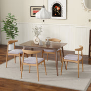 Elegant Dining Chairs With Ergonomic Backrest & Comfort Cushions (Set of 2) - R&R Furniture Gallery (Fountain Valley, CA)
