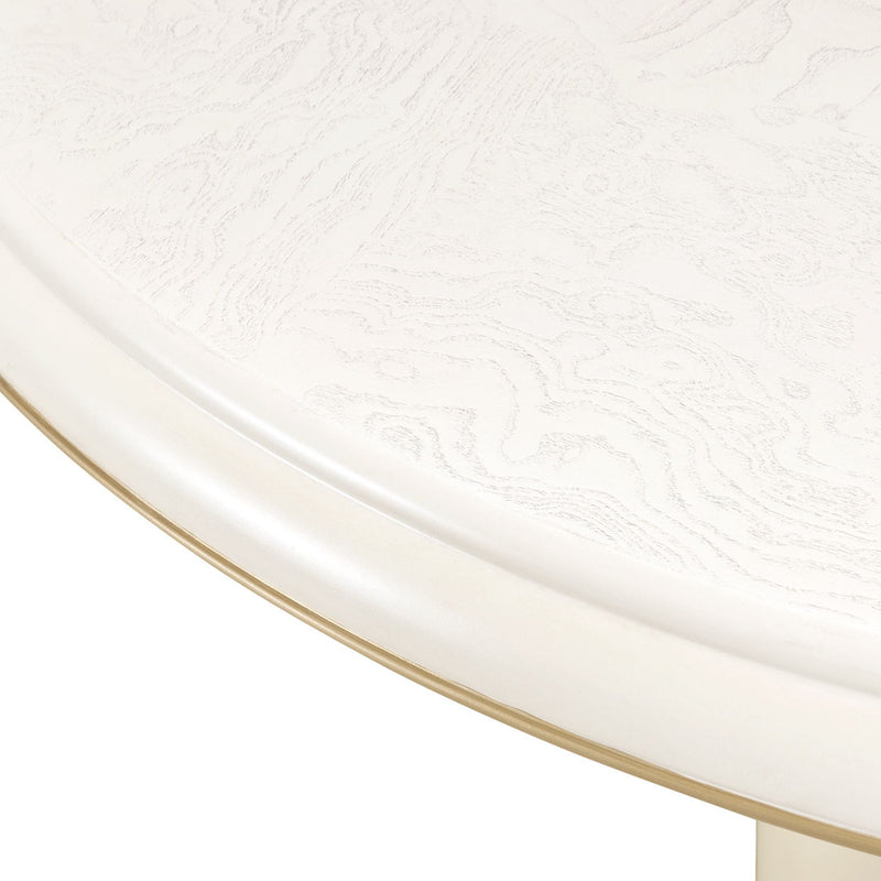 La Terrazza - 54" Round Dining Table - Creamy Pearl - R&R Furniture Gallery (Fountain Valley, CA)