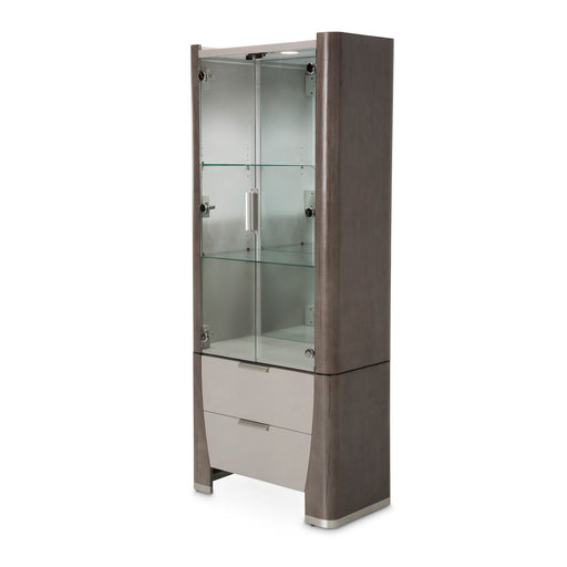 Roxbury Park - Display Cabinet - Slate - R&R Furniture Gallery (Fountain Valley, CA)