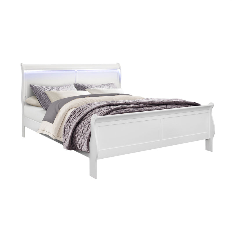 Charlston - Bed With LED - R&R Furniture Gallery (Fountain Valley, CA)