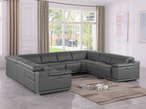 9762 - 8-Piece U-Shaped Sectional Sofa With 4 Power Recliners - R&R Furniture Gallery (Fountain Valley, CA)