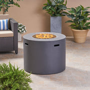 Round Iron Fire Pit With 40, 000 Btu - R&R Furniture Gallery (Fountain Valley, CA)