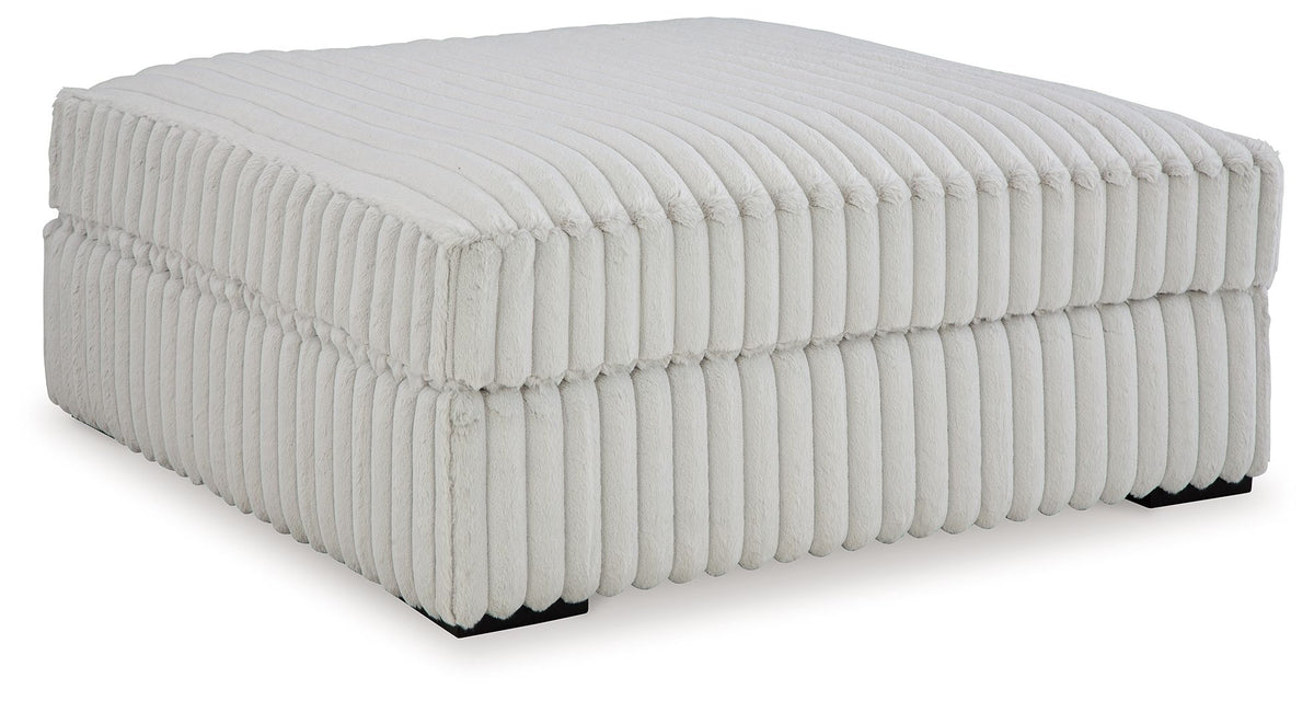 Stupendous - Oversized Accent Ottoman - Alloy - R&R Furniture Gallery (Fountain Valley, CA)