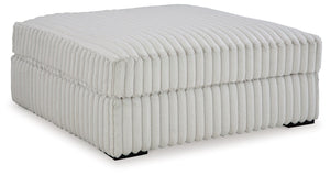 Stupendous - Oversized Accent Ottoman - Alloy - R&R Furniture Gallery (Fountain Valley, CA)