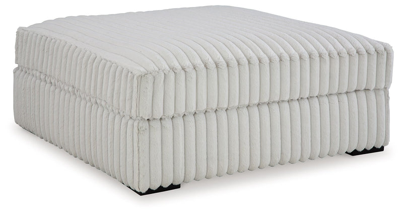 Stupendous - Oversized Accent Ottoman - Alloy - R&R Furniture Gallery (Fountain Valley, CA)