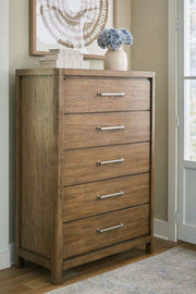 Cabalynn - Five Drawer Chest - Light Brown - R&R Furniture Gallery (Fountain Valley, CA)