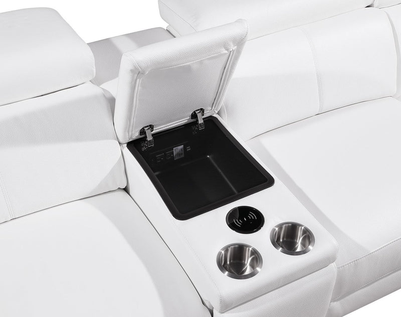 1246 - Modular Power Dual Reclining Sofa, Console Loveseat, And Chair Set With Power Headrests