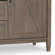 Ela - Sideboard With Wine Storage - Smoky Brown - R&R Furniture Gallery (Fountain Valley, CA)