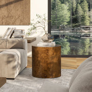 Nebula - Accent Oval Pillar Side Table - R&R Furniture Gallery (Fountain Valley, CA)