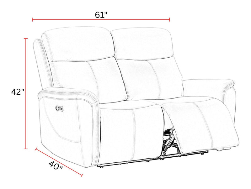 Cascade - Power Reclining Loveseat