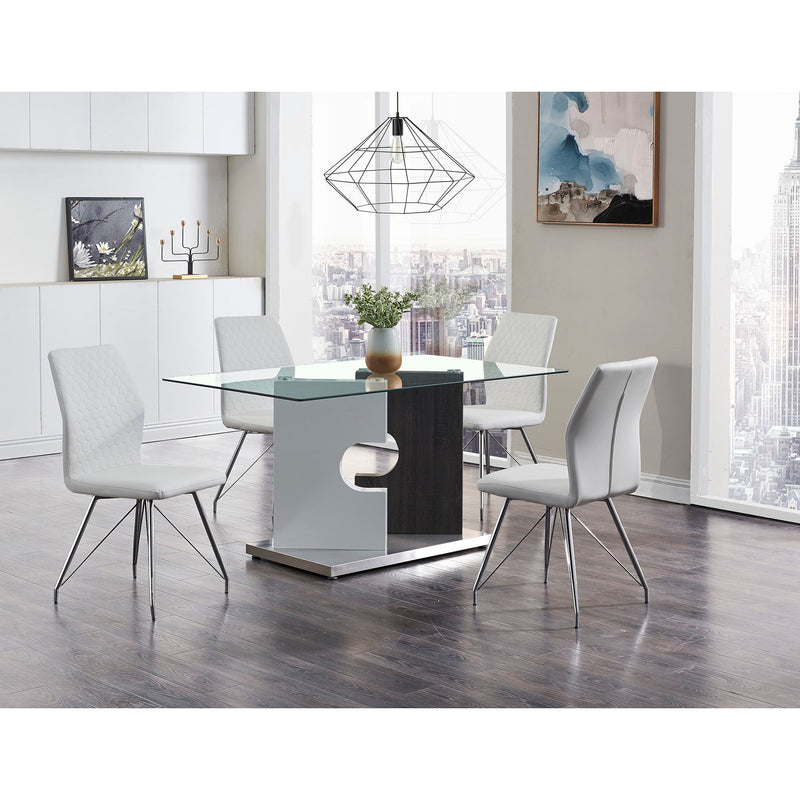 Iris - Dining Table - Gray - R&R Furniture Gallery (Fountain Valley, CA)