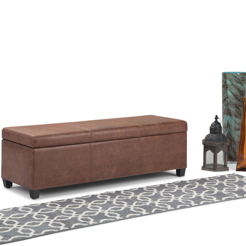 Avalon - Multifunctional Storage Ottoman Bench - R&R Furniture Gallery (Fountain Valley, CA)
