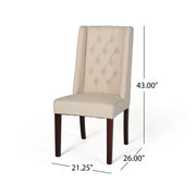 Sophisticated Tufted Dining Chair With High Back Design - R&R Furniture Gallery (Fountain Valley, CA)