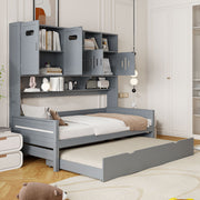 Daybed With All-In-One Cabinet And Shelf - R&R Furniture Gallery (Fountain Valley, CA)