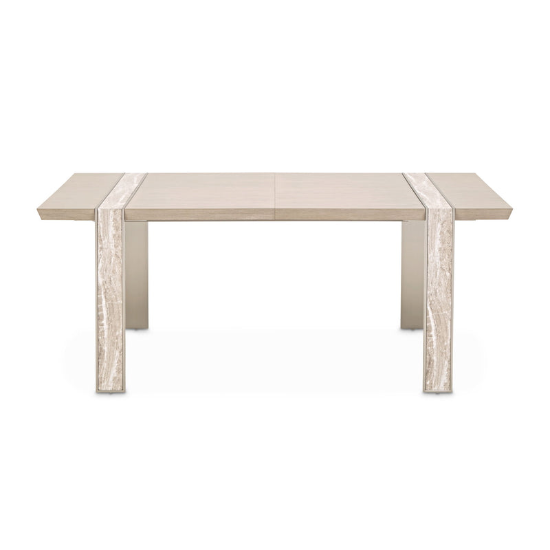 Lotus Bay - Wide Rectangular Dining Table - Sand - R&R Furniture Gallery (Fountain Valley, CA)