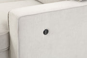 Estelle - Fabric Reversible Sleeper Sectional With Storage Chaise Drop-Down Table 2 Cup Holders And 2 USB Ports - R&R Furniture Gallery (Fountain Valley, CA)