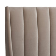 Aspen - Vertical Tufted Modern Headboard Platform Bed Set - R&R Furniture Gallery (Fountain Valley, CA)