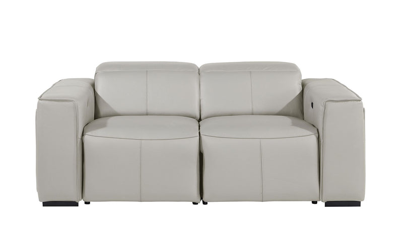 1224 - 5-Piece Modular Power Reclining Sofa And Loveseat Set In With 4 Power Recliners & Power Headrests
