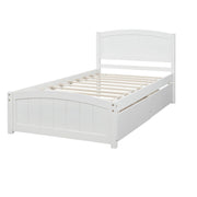 Platform Bed & Headboard, Footboard And Wood Slat Support - R&R Furniture Gallery (Fountain Valley, CA)